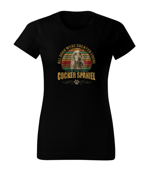 Tričko Retro Cocker Spaniel — foto 1