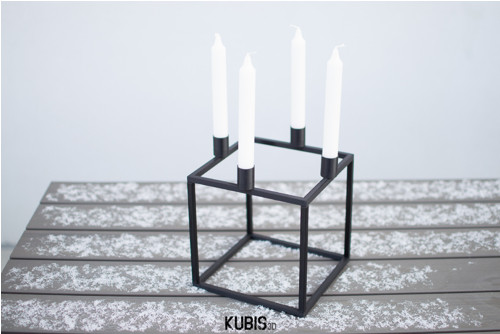 Svícen krychle black a 1,2,3,4 — foto 1