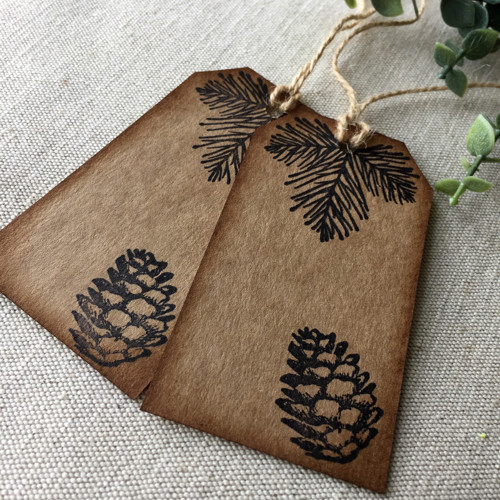 Kartička 12x19cm kraft — foto 1