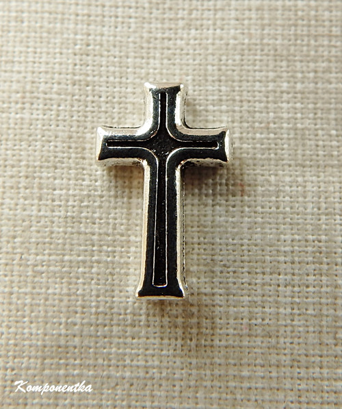 Kovový korálek 15x10x3mm 2kusy