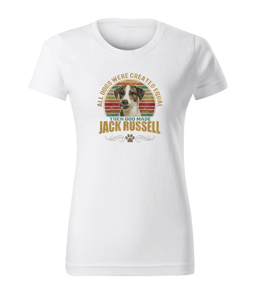 Tričko Retro Jack Russel Terrier