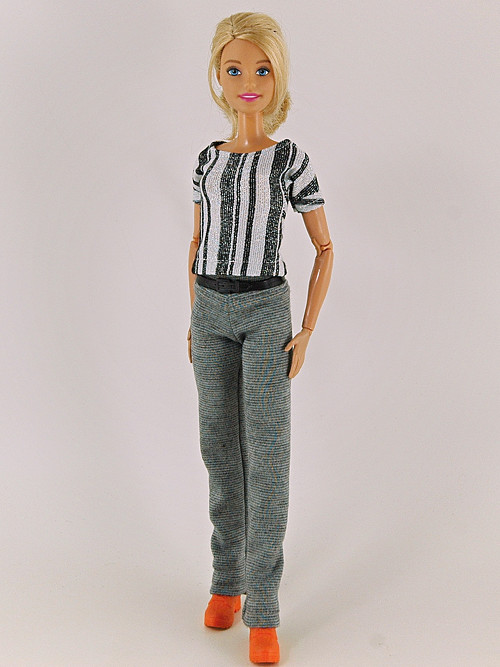 Barbie - Tričko šedostříbrné — foto 1