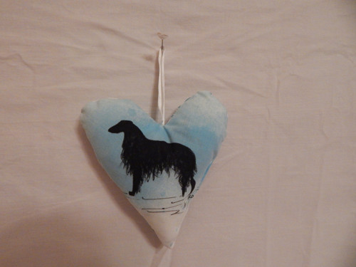 Levandulový chrti - srdce s barzojem — foto 1