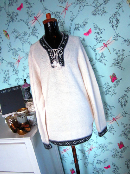 Svetr etno boho look — foto 1