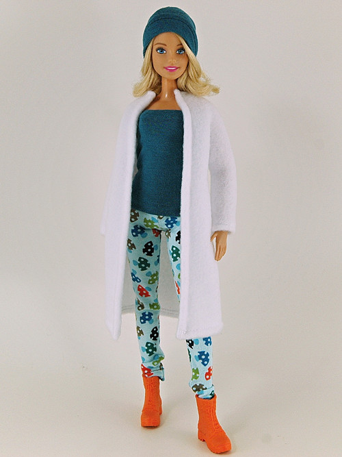 Barbie - Kabátek bílý — foto 1