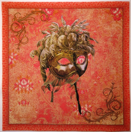 Bavlněná látka - panel 25 x 25 cm — foto 1