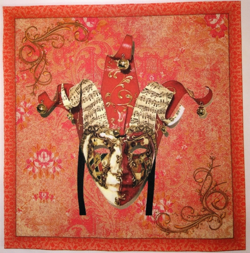 Bavlněná látka - panel 25 x 25 cm — foto 1