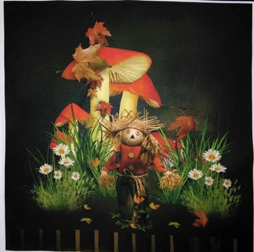 Bavlněná látka - panel 25 x 25 cm — foto 1