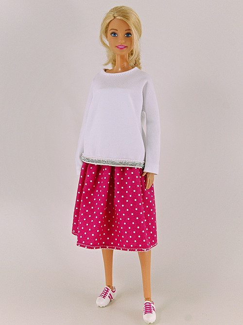 Barbie - Tunika bílá — foto 1