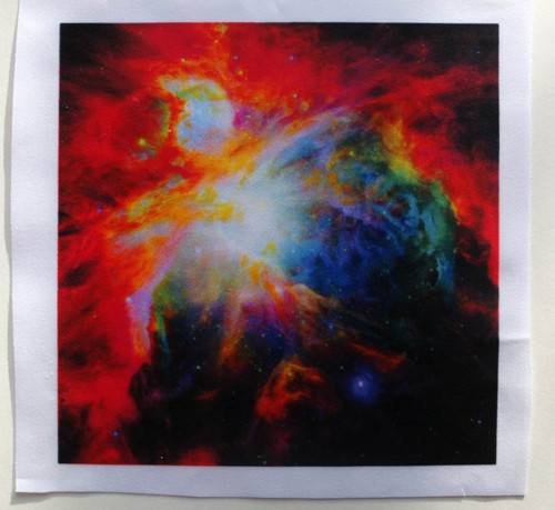 Látkový panel Vesmír2 14,5 cm x 14,5 cm