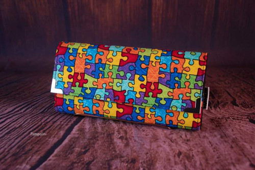 Veliká peněženka na dvě měny - Puzzle