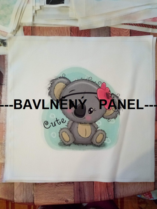Bavlněný panel 35 x 35 cm — foto 1