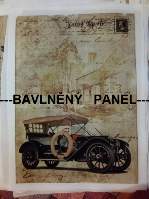 Bavlněný panel 21 x 30 cm — foto 1