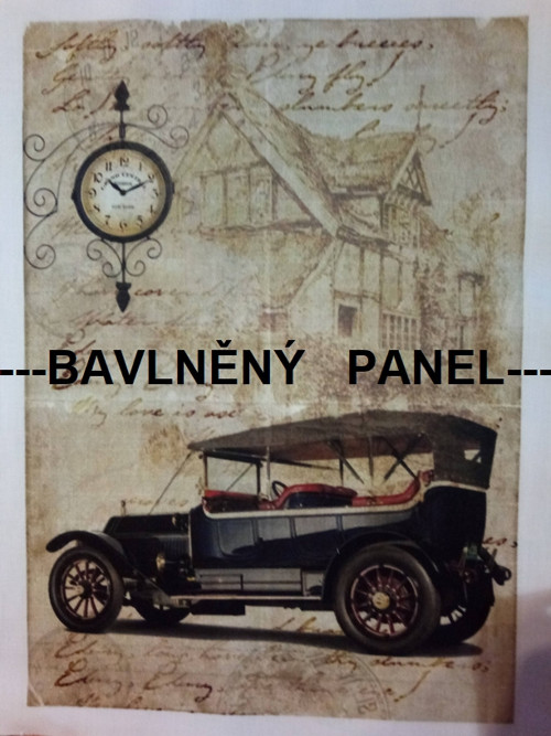 Bavlněný panel 21 x 30 cm
