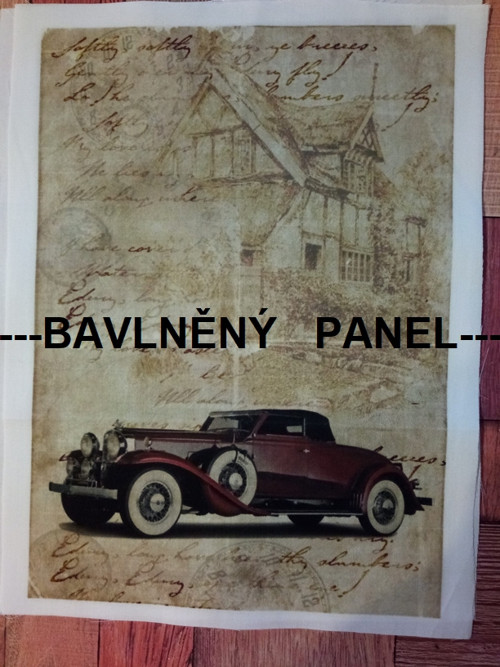 Bavlněný panel 21 x 30 cm — foto 1
