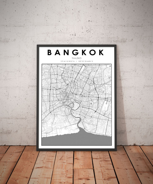 Mapa Bangkok