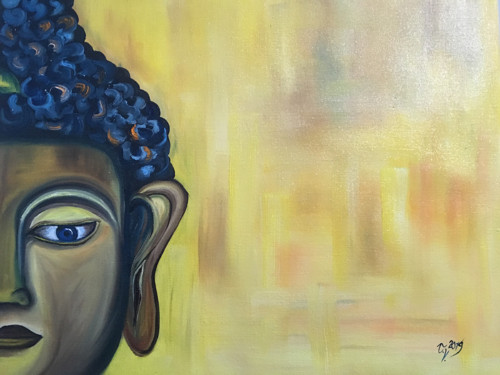 Modrooky Buddha — foto 1