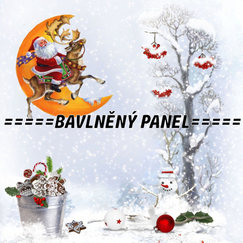 Bavlněný panel 35 x 35 cm