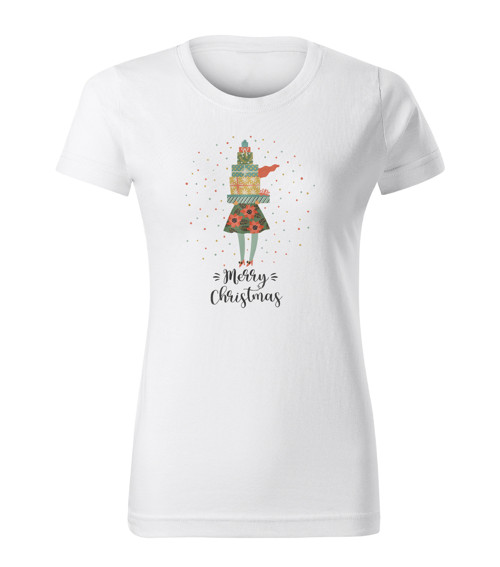 Tričko Merry Xmas Girl