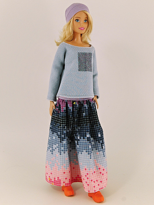 Barbie - Modrá tunika — foto 1