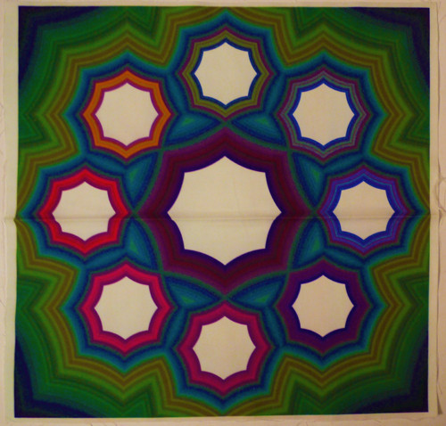 Bavlněná látka - panel 35 x 35 cm — foto 1