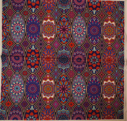 Bavlněná látka - panel 35 x 35 cm