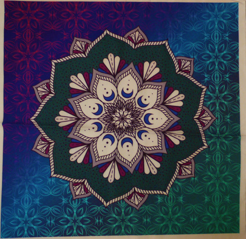Bavlněná látka - panel 35 x 35 cm — foto 1
