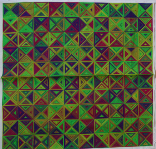 Bavlněná látka - panel 35 x 35 cm — foto 1
