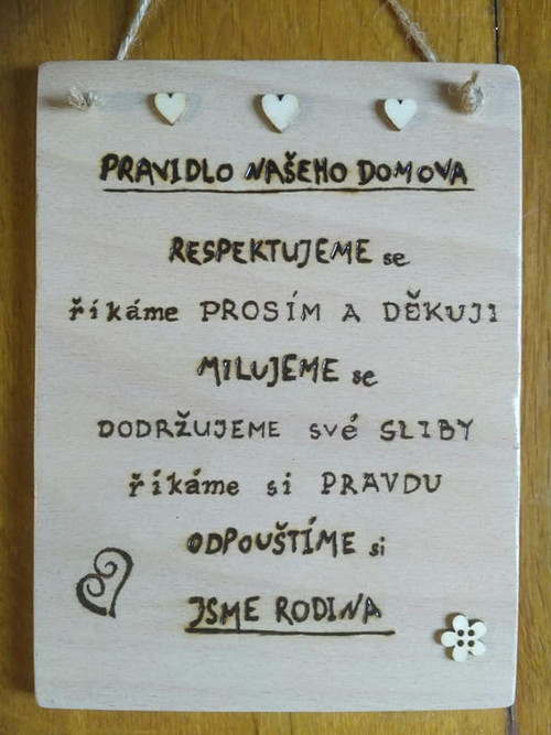 Pravidlo naší domácnosti