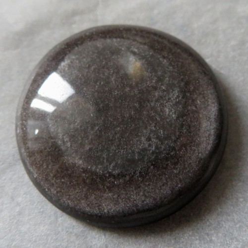 Stříbrný obsidián kabošon, č.2 — foto 1