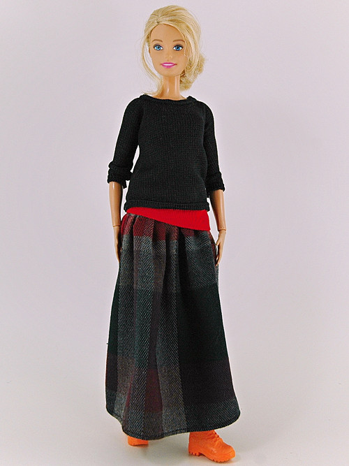 Barbie - Sukně dlouhá vlněná — foto 1