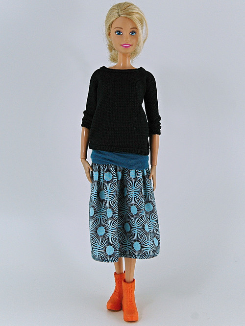 Barbie - Sukně modrá — foto 1