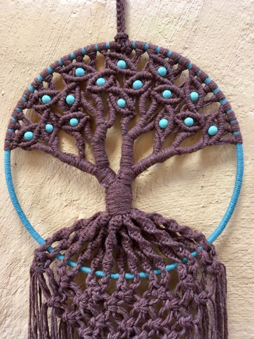 Macramé Strom života — foto 1