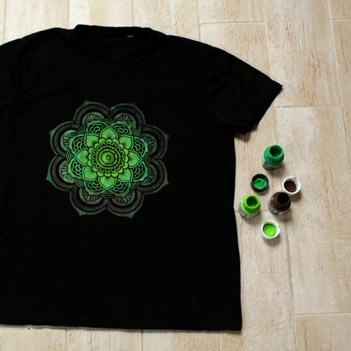 Pánské triko - mandala — foto 1