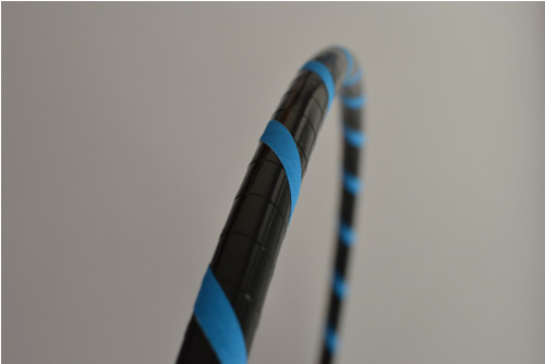 Obruč na hooping černo-modrá 90 cm — foto 1