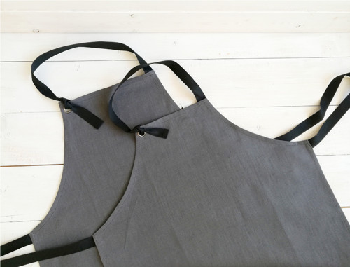 SLEVA 30% - Dětská zástěrka šedá vel. 6+ — foto 1
