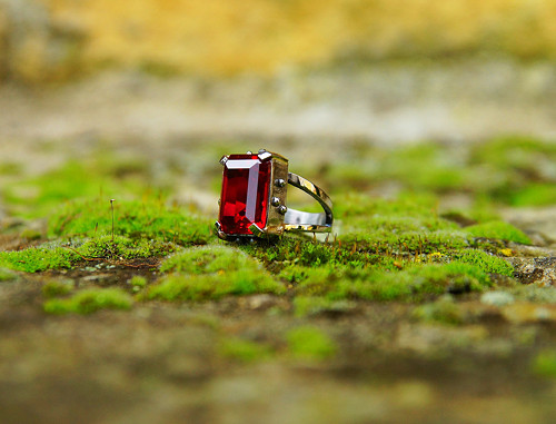 Nerezový prsten... " Red marchioness " — foto 1