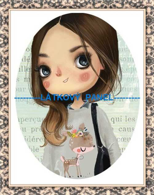Bavlněný panel 8 x 10cm