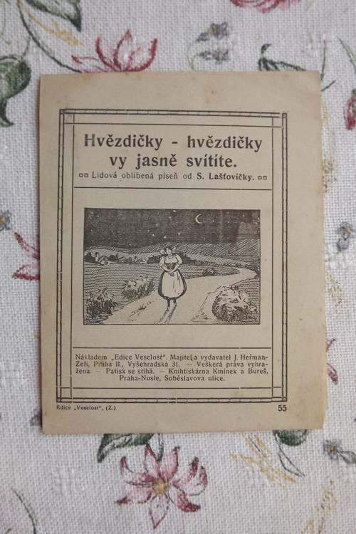 Hvězdičky - hvězdičky vy jasně svítíte