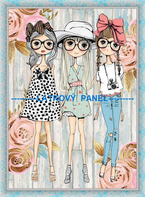 Bavlněný panel 7 x 10cm