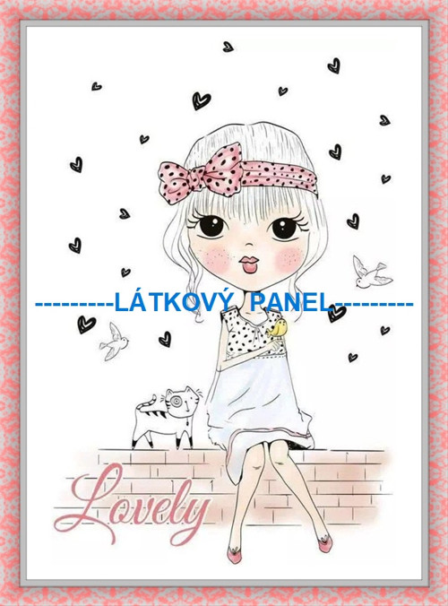 Bavlněný panel 7 x 10cm