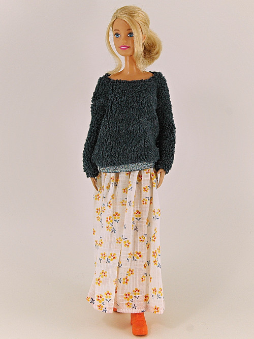 Barbie - Mikina modrostříbrná — foto 1