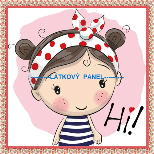 Bavlněný panel 10 x 10cm