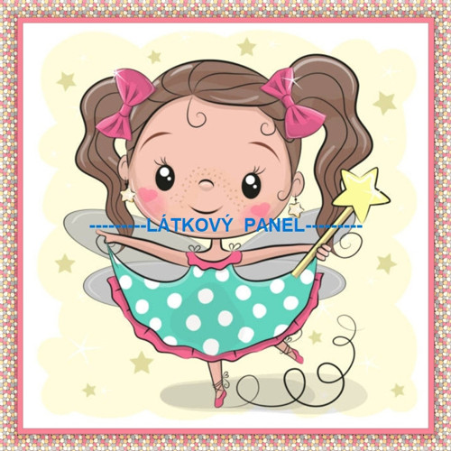 Bavlněný panel 10 x 10cm