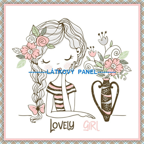 Bavlněný panel 10 x 10cm