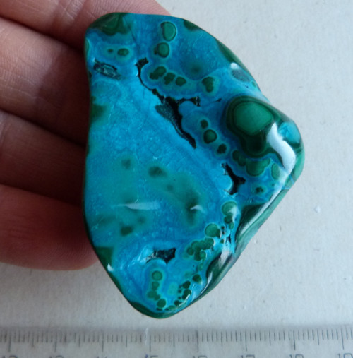 Malachit s chryzokolem - 5,7 cm Extra — foto 1