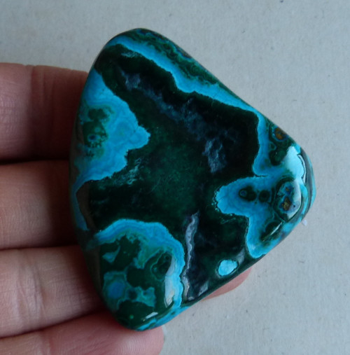 Malachit s chryzokolem - 5,8 cm Extra — foto 1