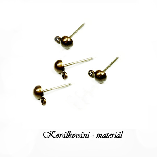 Náušnicová puzeta 3 mm 2páry