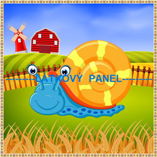 Bavlněný panel 15 x 15cm
