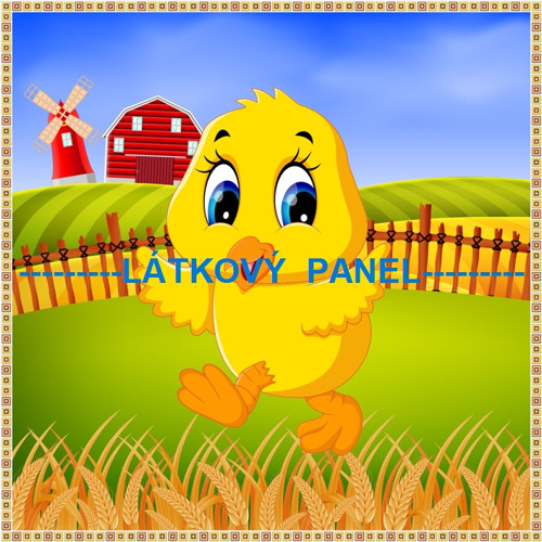 Bavlněný panel 15 x 15cm